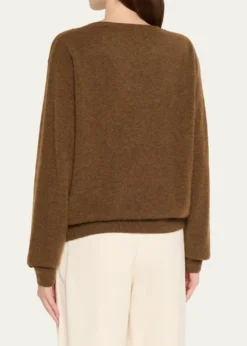 THE ROWLorynna Cashmere-Silk Crewneck Sweater