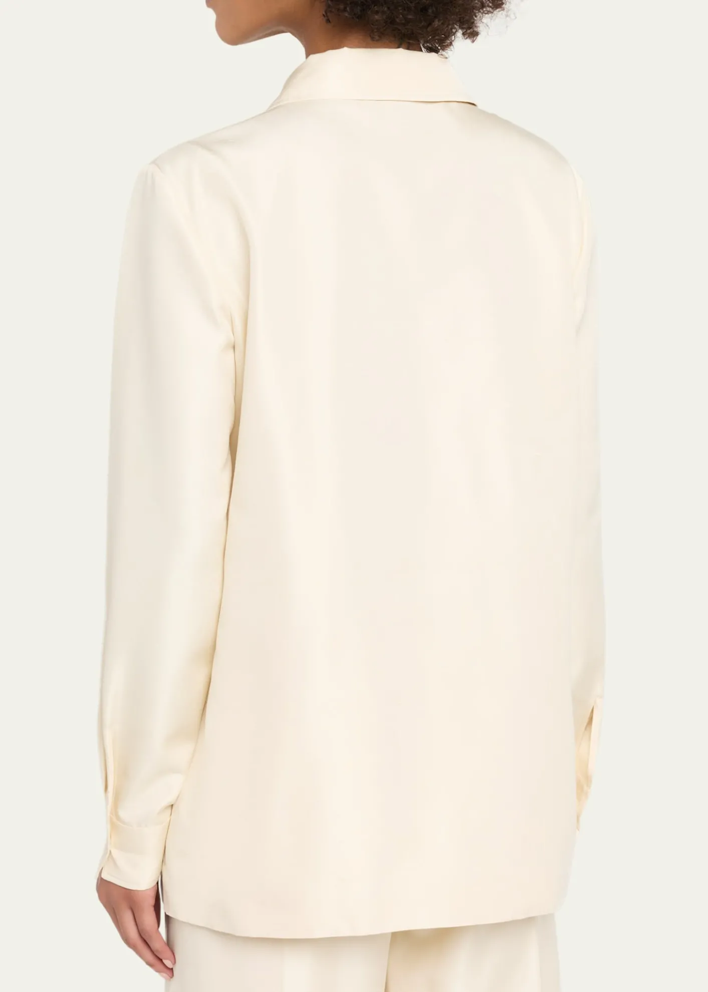 THE ROWLucetta Silk Button-Front Shirt