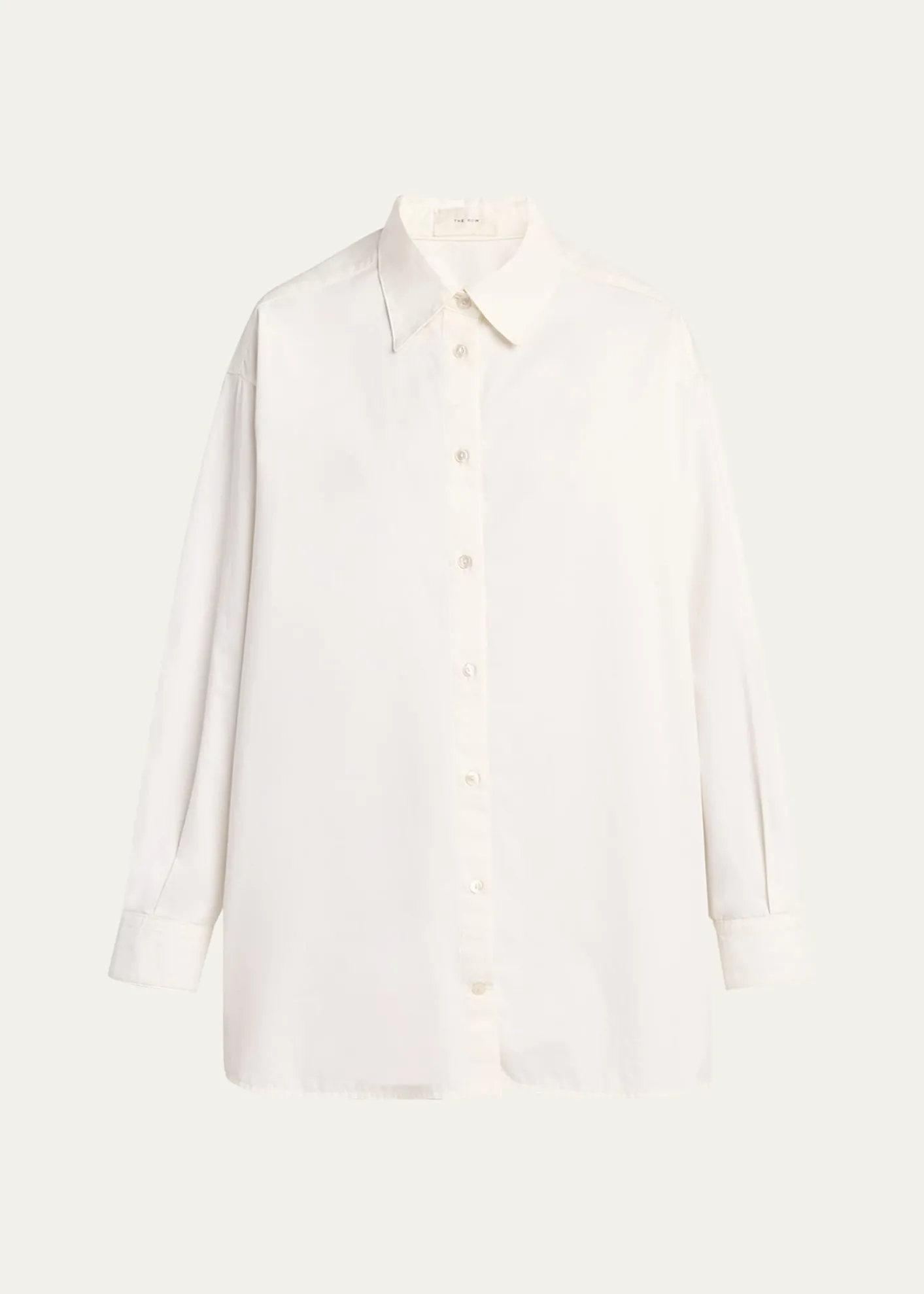 THE ROWLuka Cotton-Cashmere Button-Down Shirt