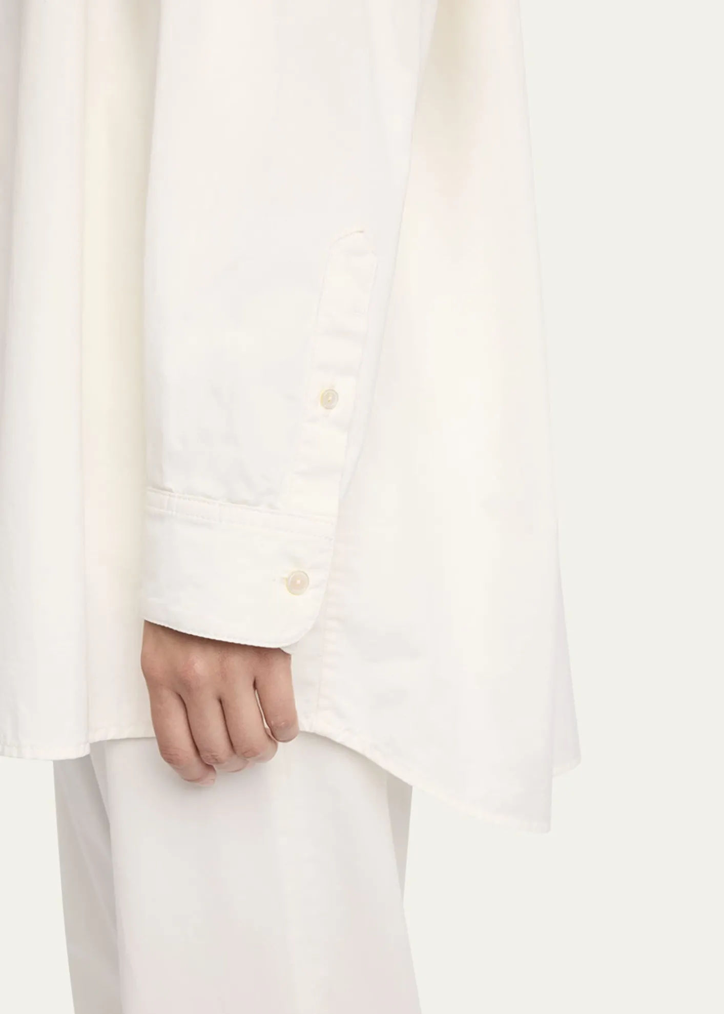 THE ROWLuka Cotton-Cashmere Button-Down Shirt