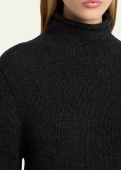 THE ROWMariam Mock-Neck Cashmere Sweater