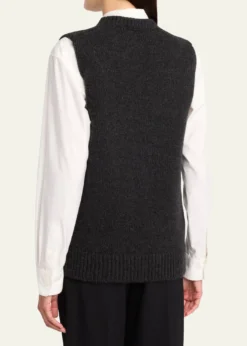 THE ROWMarte V-Neck Cashmere Sweater Vest