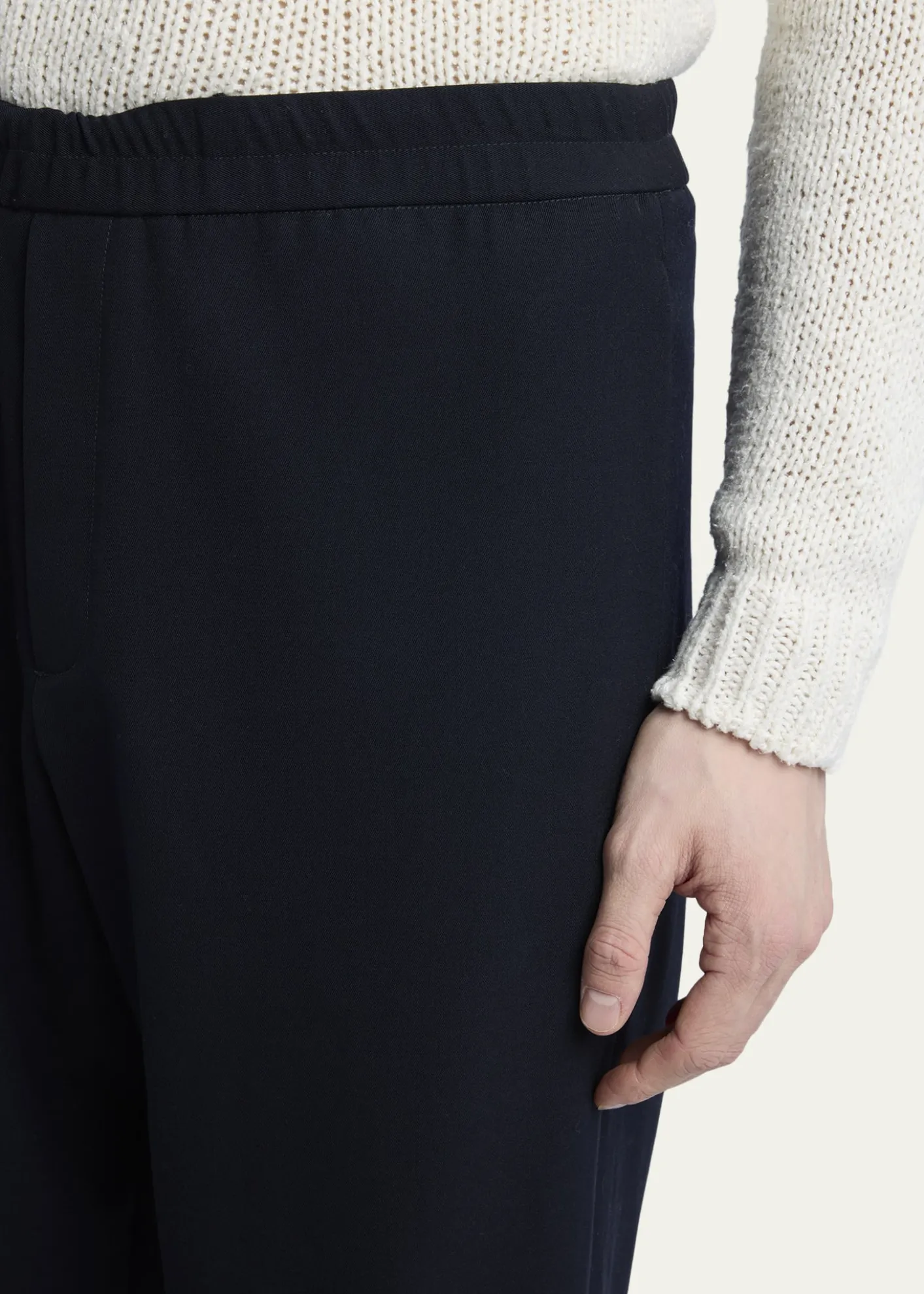 THE ROWMen's Ari Wool Gabardine Pants
