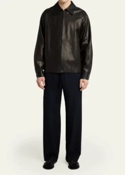 THE ROWMen's Ari Wool Gabardine Pants