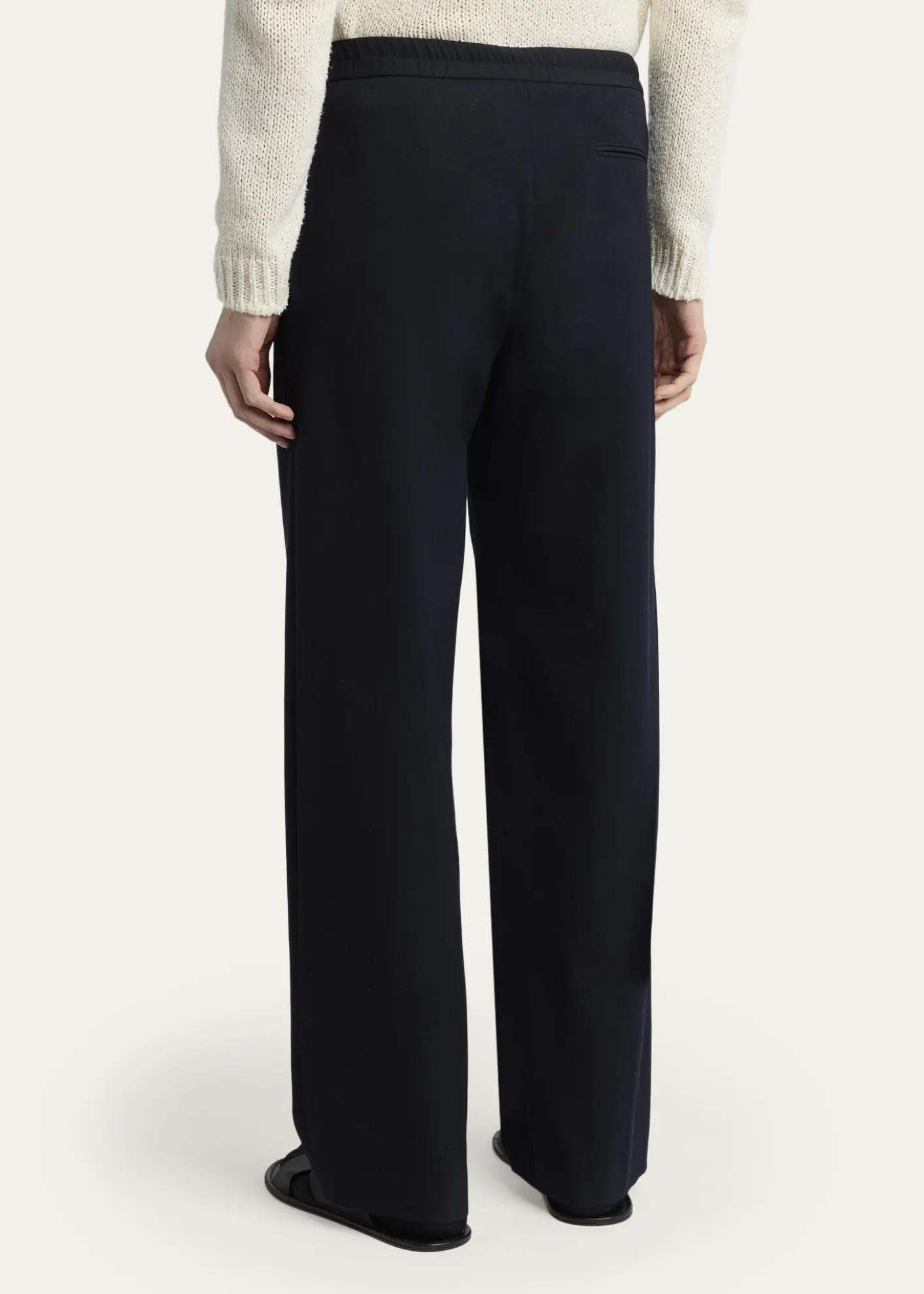 THE ROWMen's Ari Wool Gabardine Pants