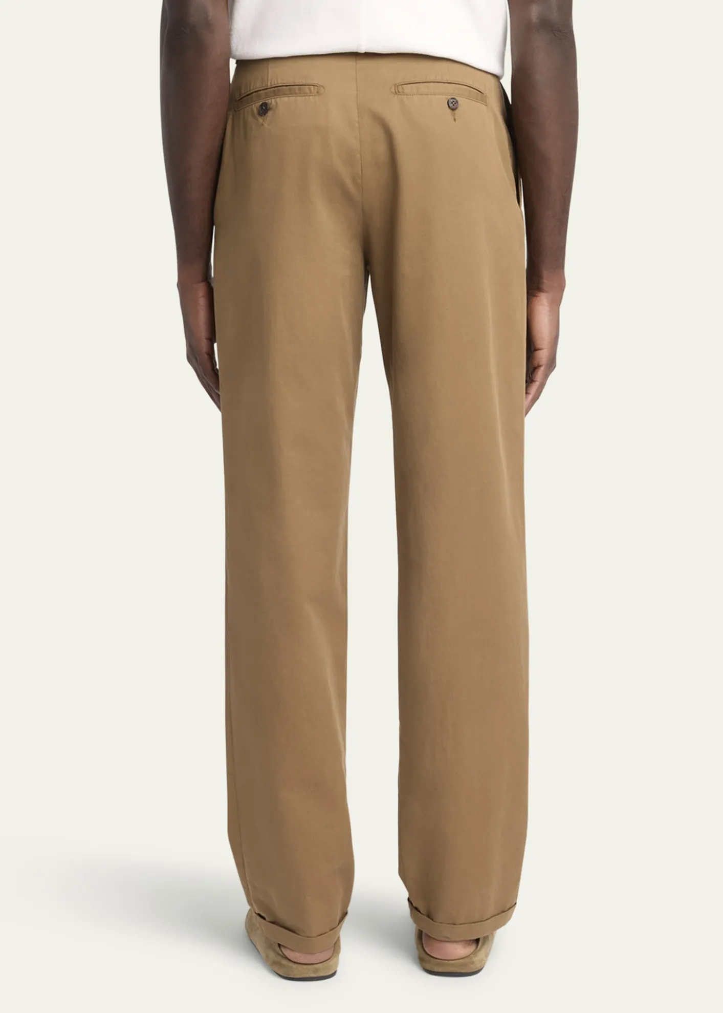 THE ROWMen's Belamy Cashmere and Cotton Pleated Pants