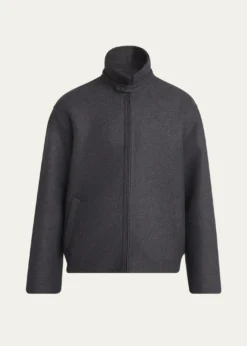 THE ROWMen's Dantes Melton Wool Full-Zip Bouson