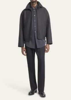 THE ROWMen's Dantes Melton Wool Full-Zip Bouson