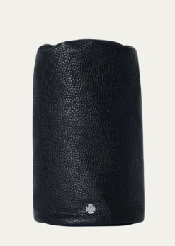 THE ROWMen's Sporty Leather Drawstring Pouch