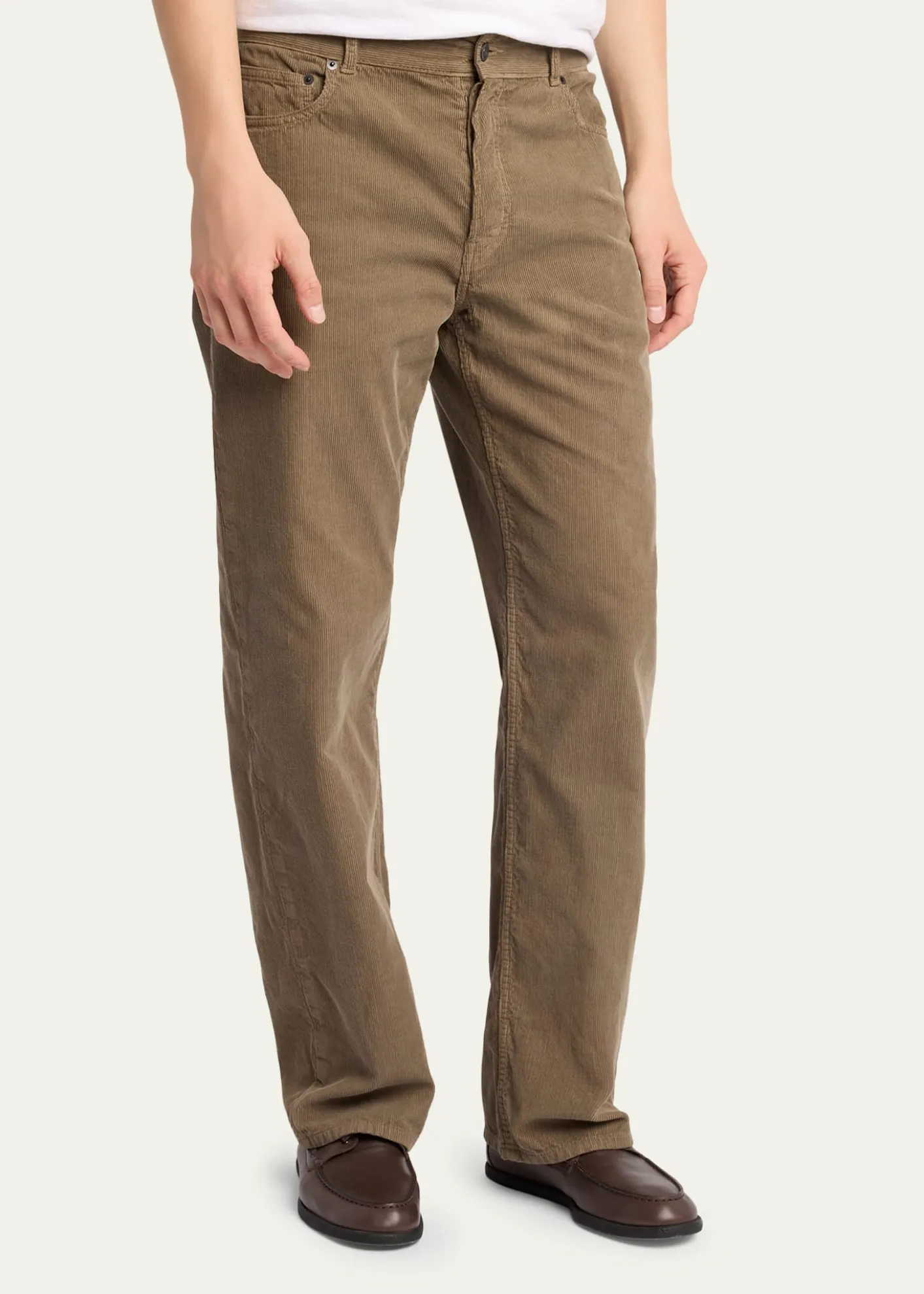 THE ROWMen's Straight Fit Corduroy Five-Pocket Pants