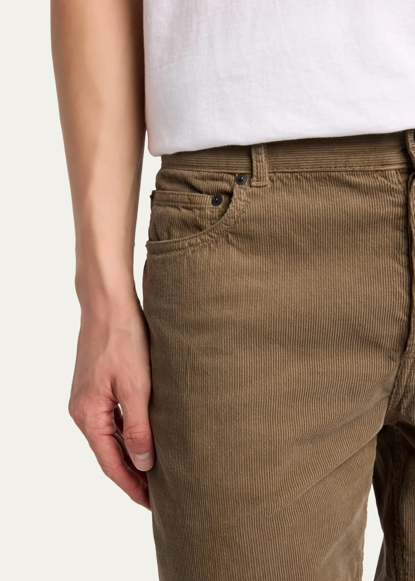 THE ROWMen's Straight Fit Corduroy Five-Pocket Pants