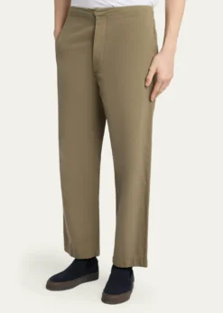 THE ROWMen's Time Straight-Leg Cotton Canvas Pants