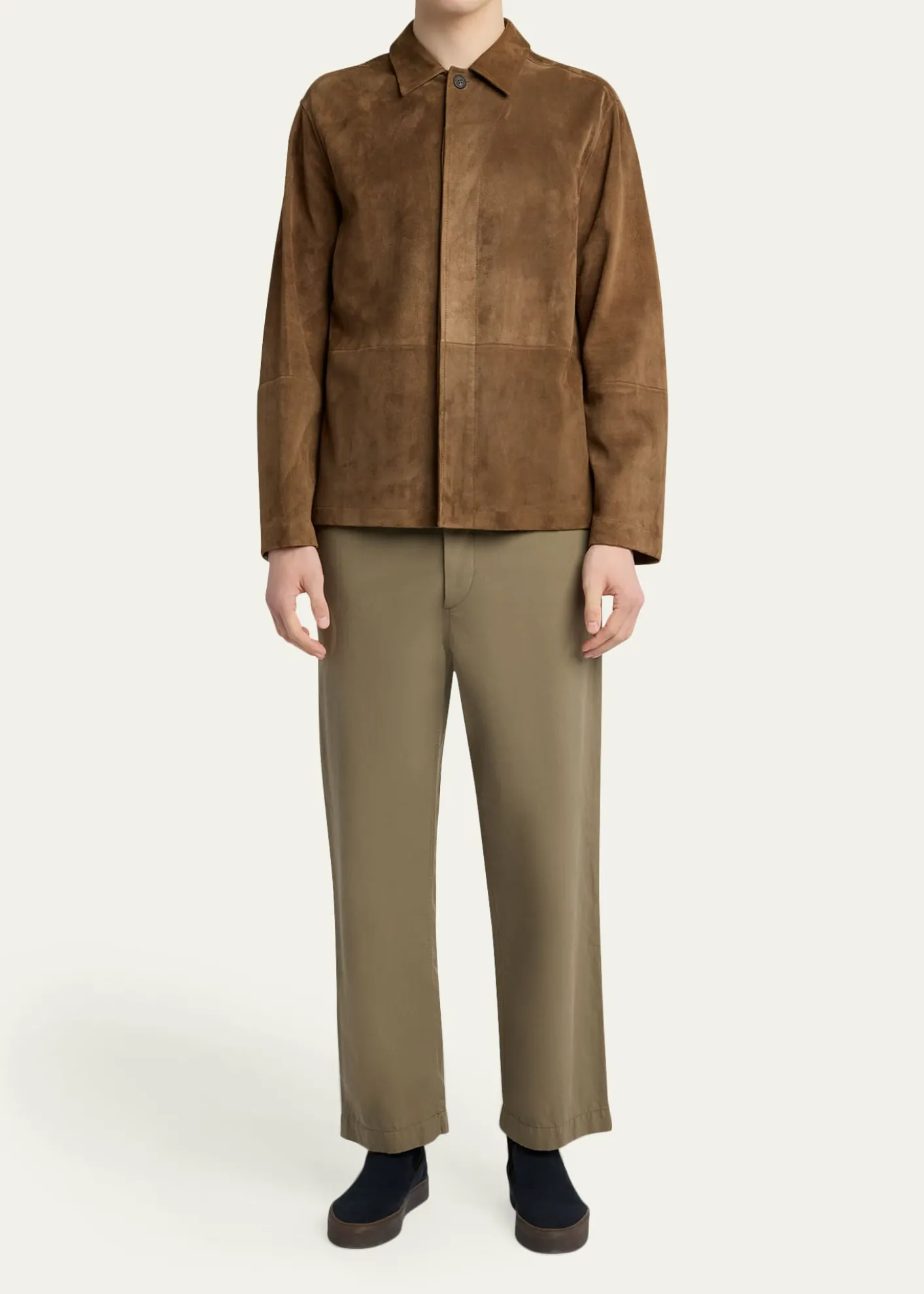 THE ROWMen's Time Straight-Leg Cotton Canvas Pants