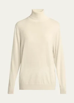 THE ROWNabari Cashmere Long-Sleeve Turtleneck Sweater