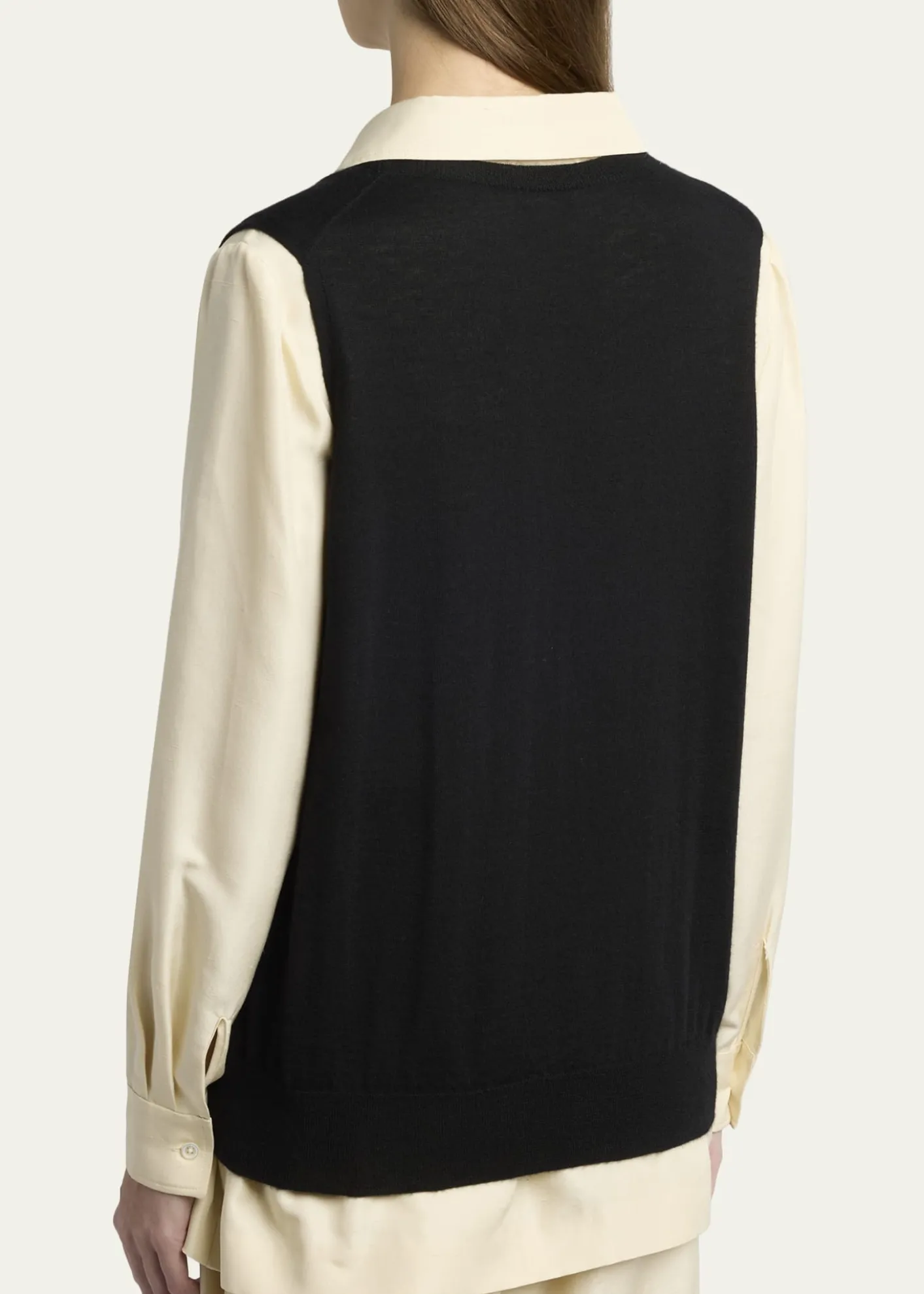 THE ROWNeel Cashmere Cardigan Vest