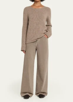 THE ROWNitha Cashmere Knit Crewneck Sweater