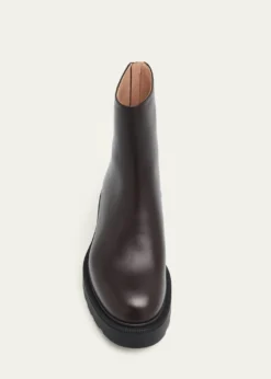 THE ROWNobilis Leather Ankle Booties