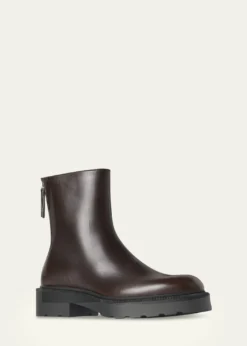 THE ROWNobilis Leather Ankle Booties