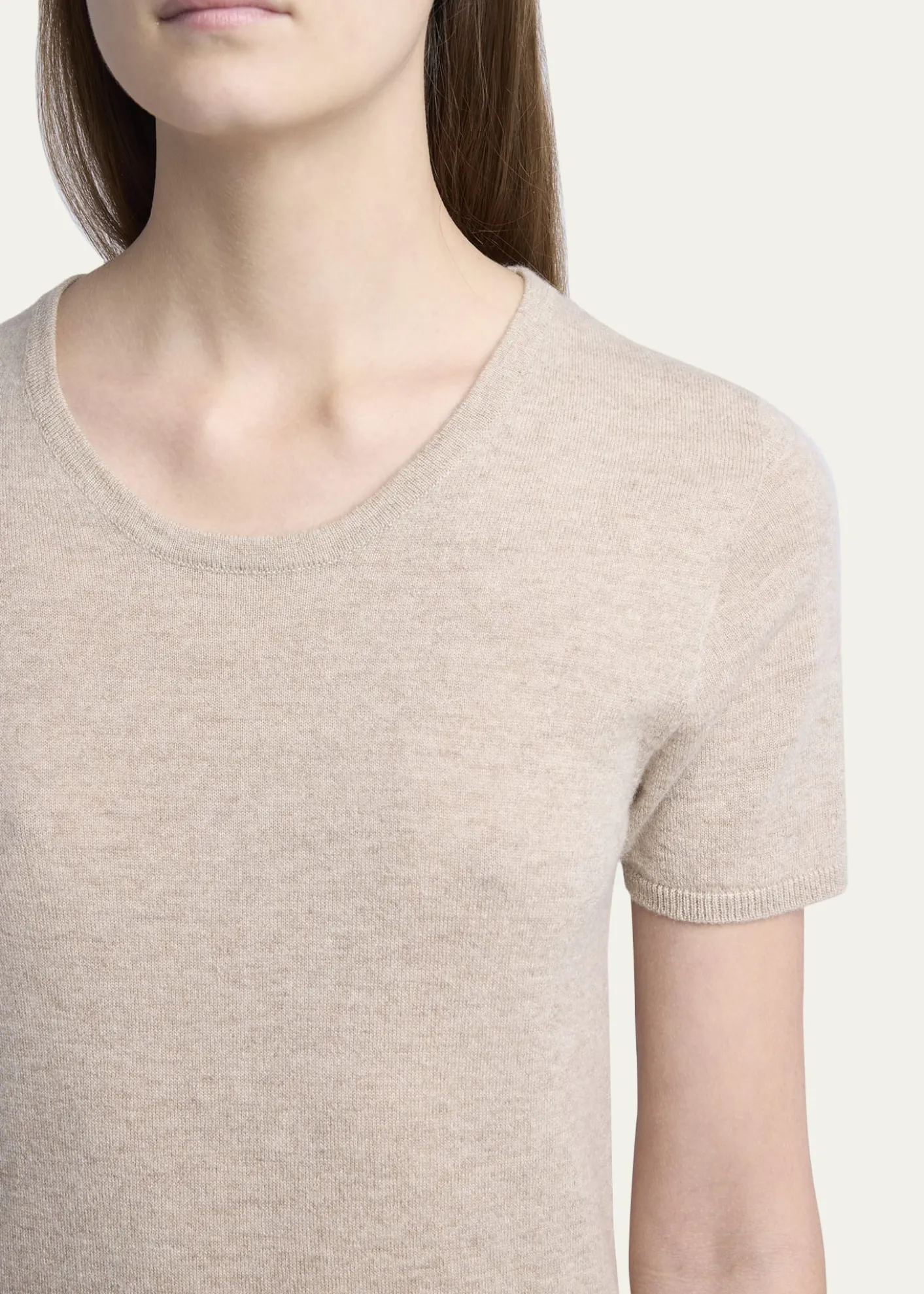 THE ROWNova Scoop-Neck Cashmere Top
