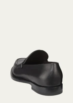 THE ROWNovus Leather Slip-On Loafers