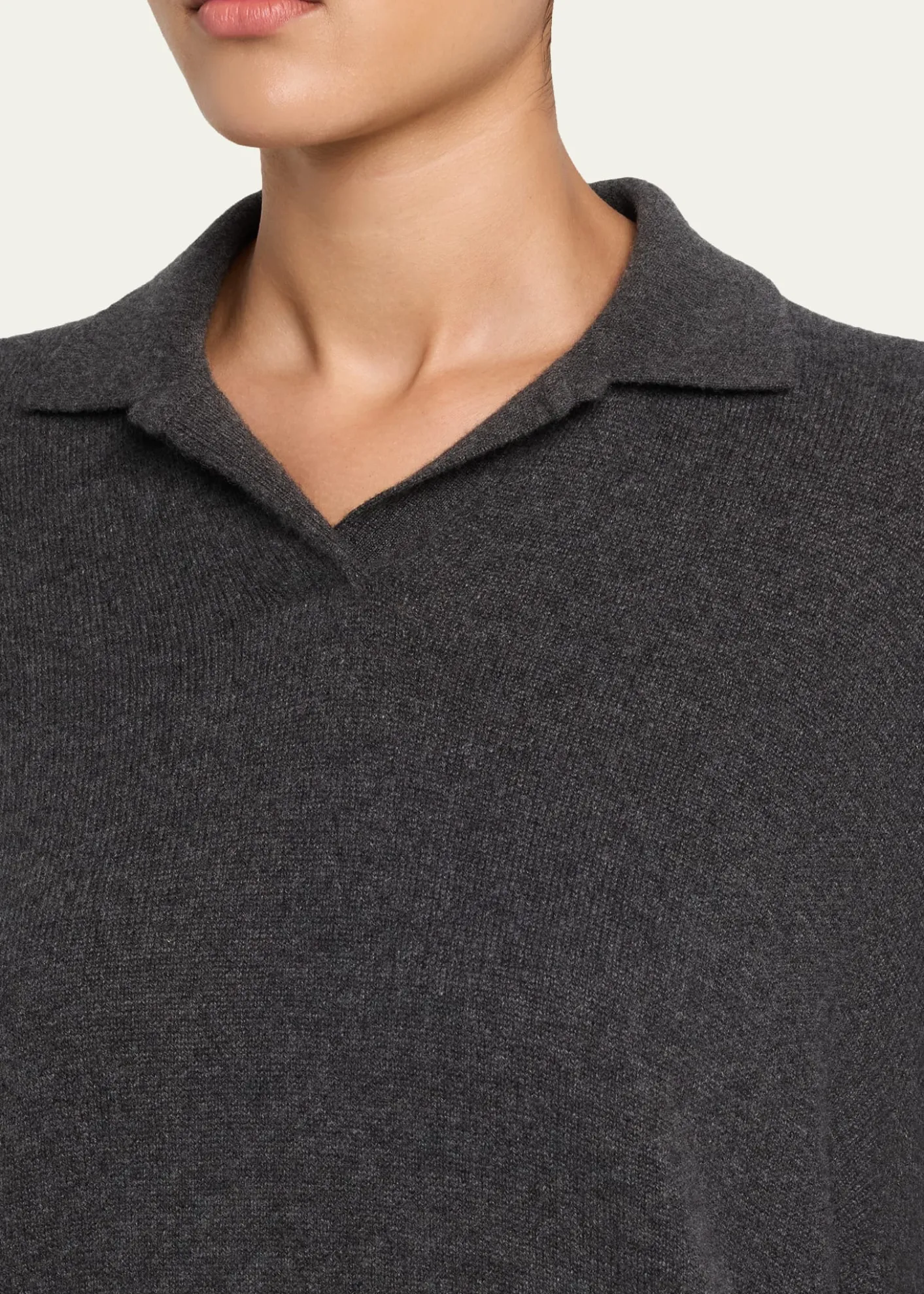 THE ROWOashi Cashmere Knit Polo Top