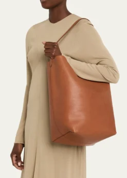 THE ROWPark North-South Tote Bag in Leather