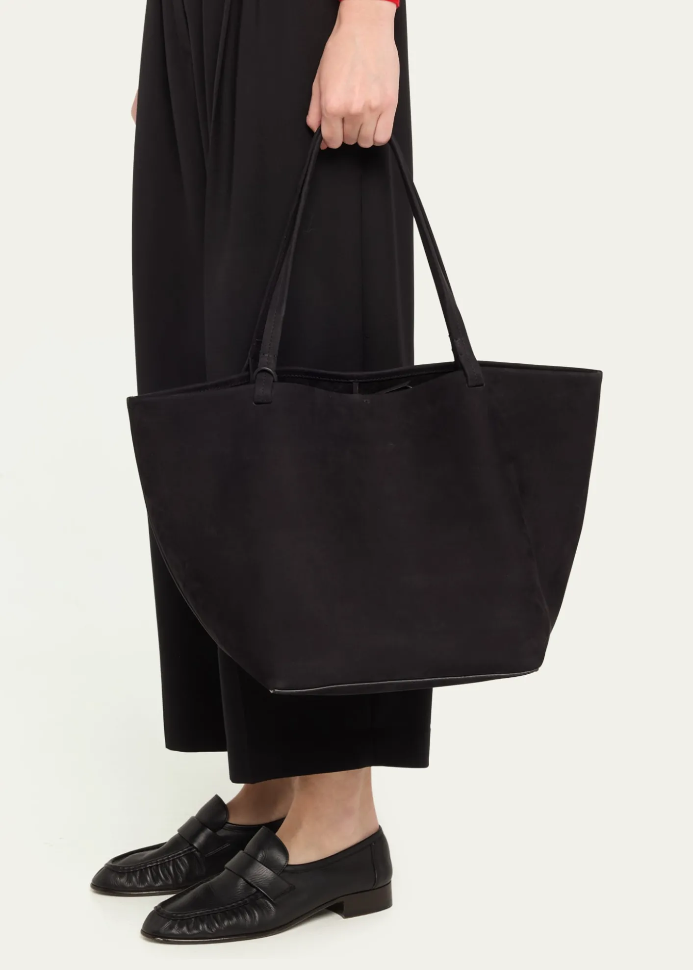 THE ROWPark Tote Bag in Nubuck Leather