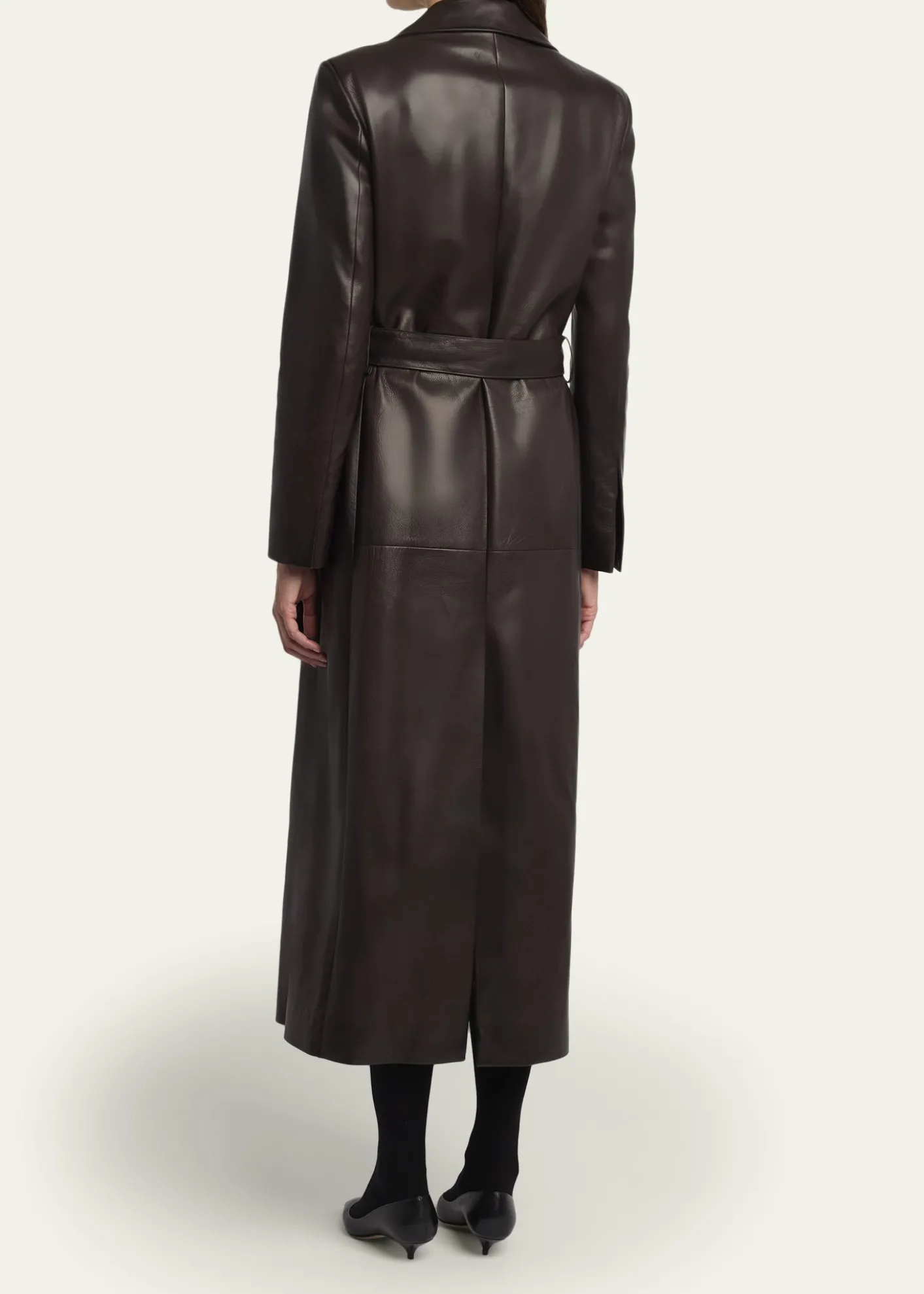 THE ROWRaisa Belted Leather Coat