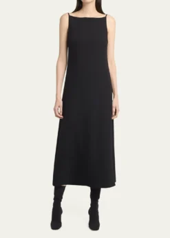 THE ROWSeraphina High-Neck Sleeveless Midi Dress