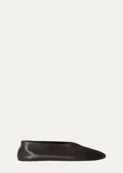 THE ROWStella Leather Slippers