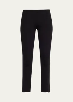 THE ROWThilde Skinny-Leg Crop Split-Hem Pants