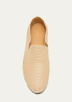 THE ROWTyler Python Moccasin Loafers