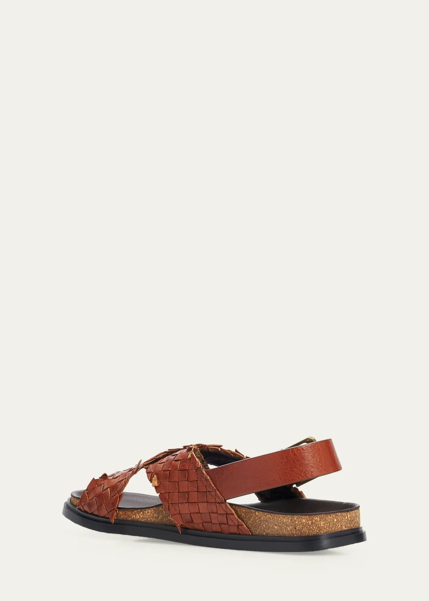 THE ROWWoven Leather Buckle Sandals