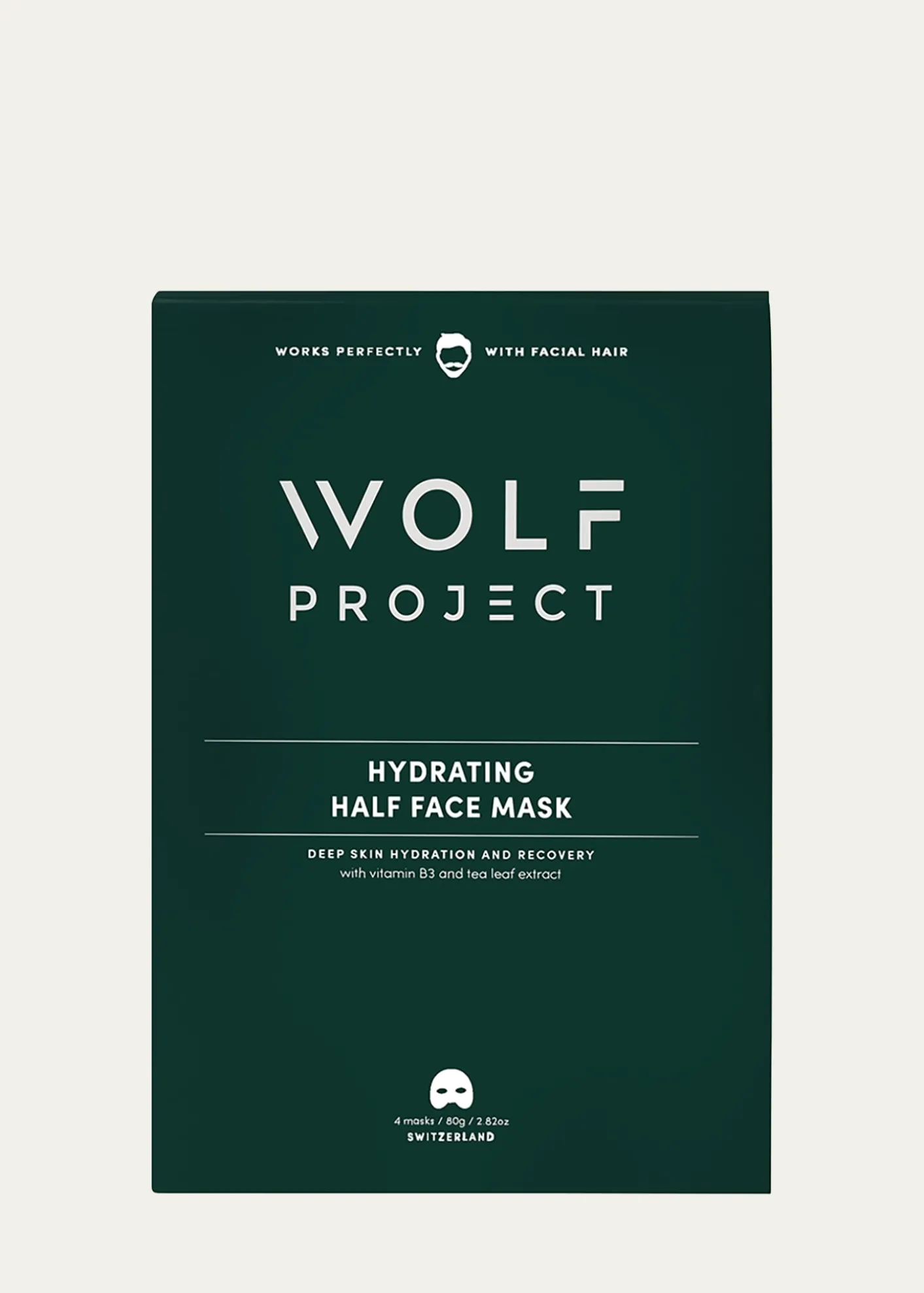 The Wolf ProjectHydrating Half Face Mask, 4 Pack