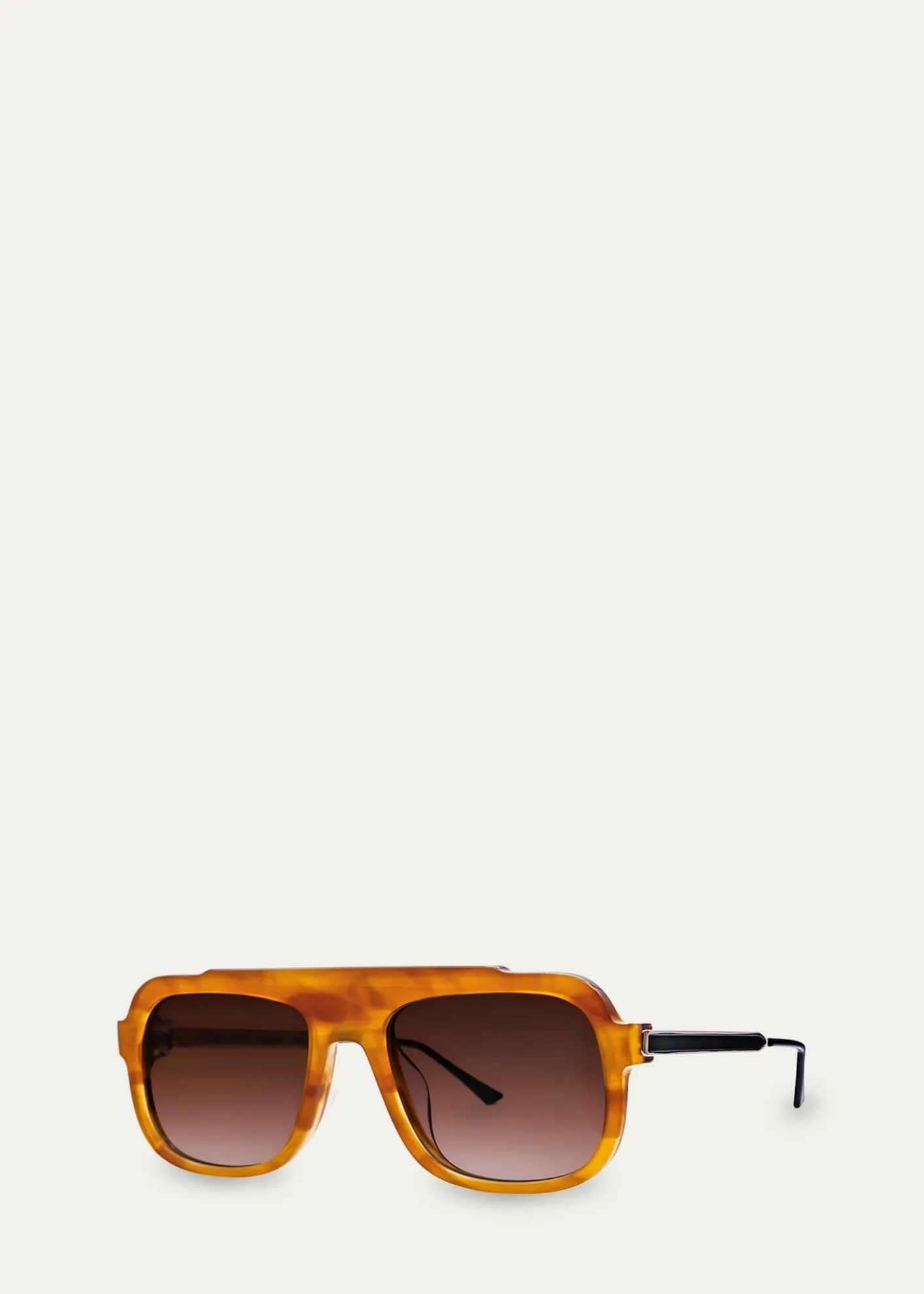 Thierry LasryBowery Two-Tone Aviator Sunglasses