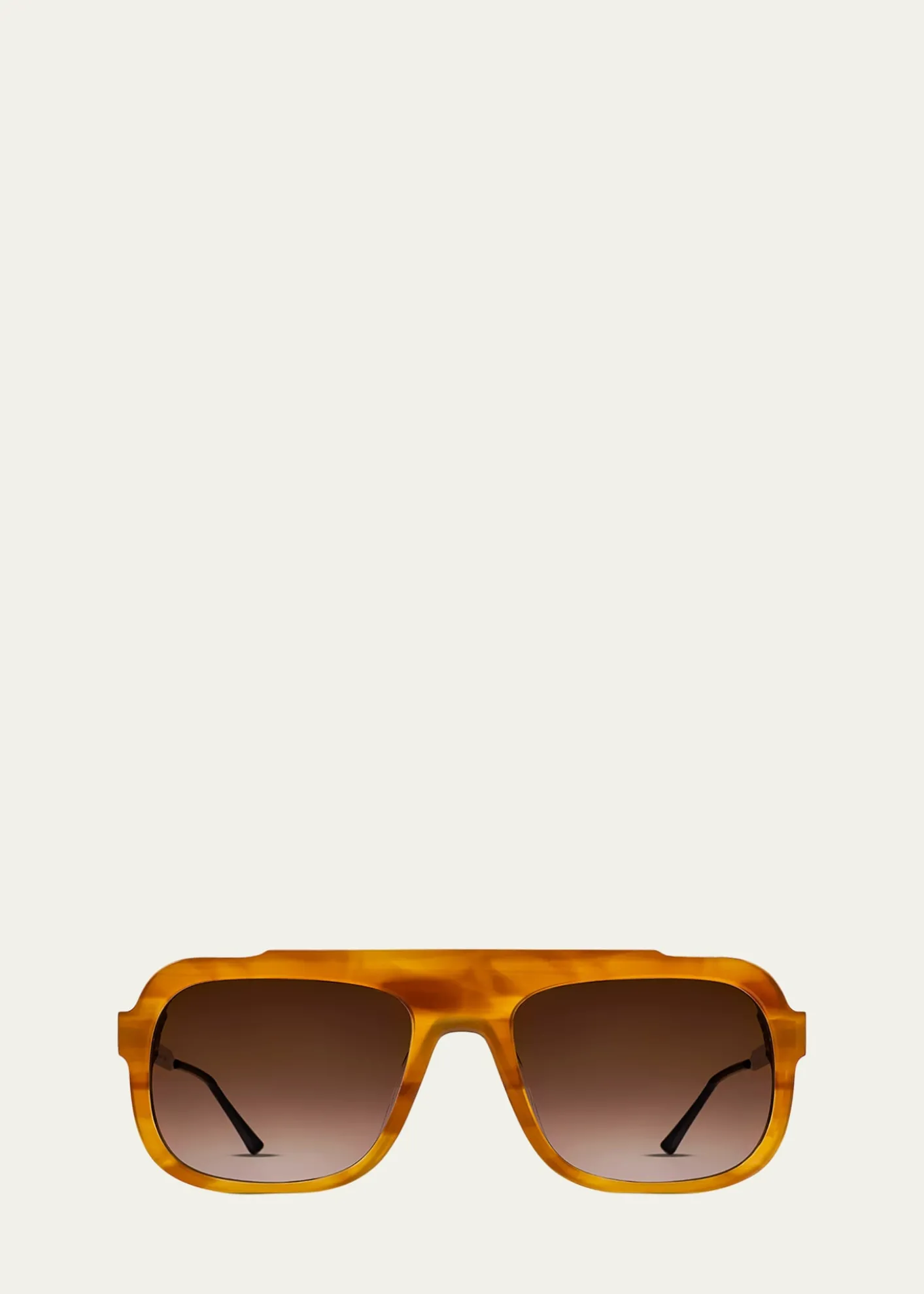 Thierry LasryBowery Two-Tone Aviator Sunglasses