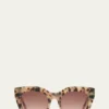 THIS ITEM IS NOT AVAILABLE.Le SpecsAIRY CANARY II Acetate Cat-Eye Sunglasses