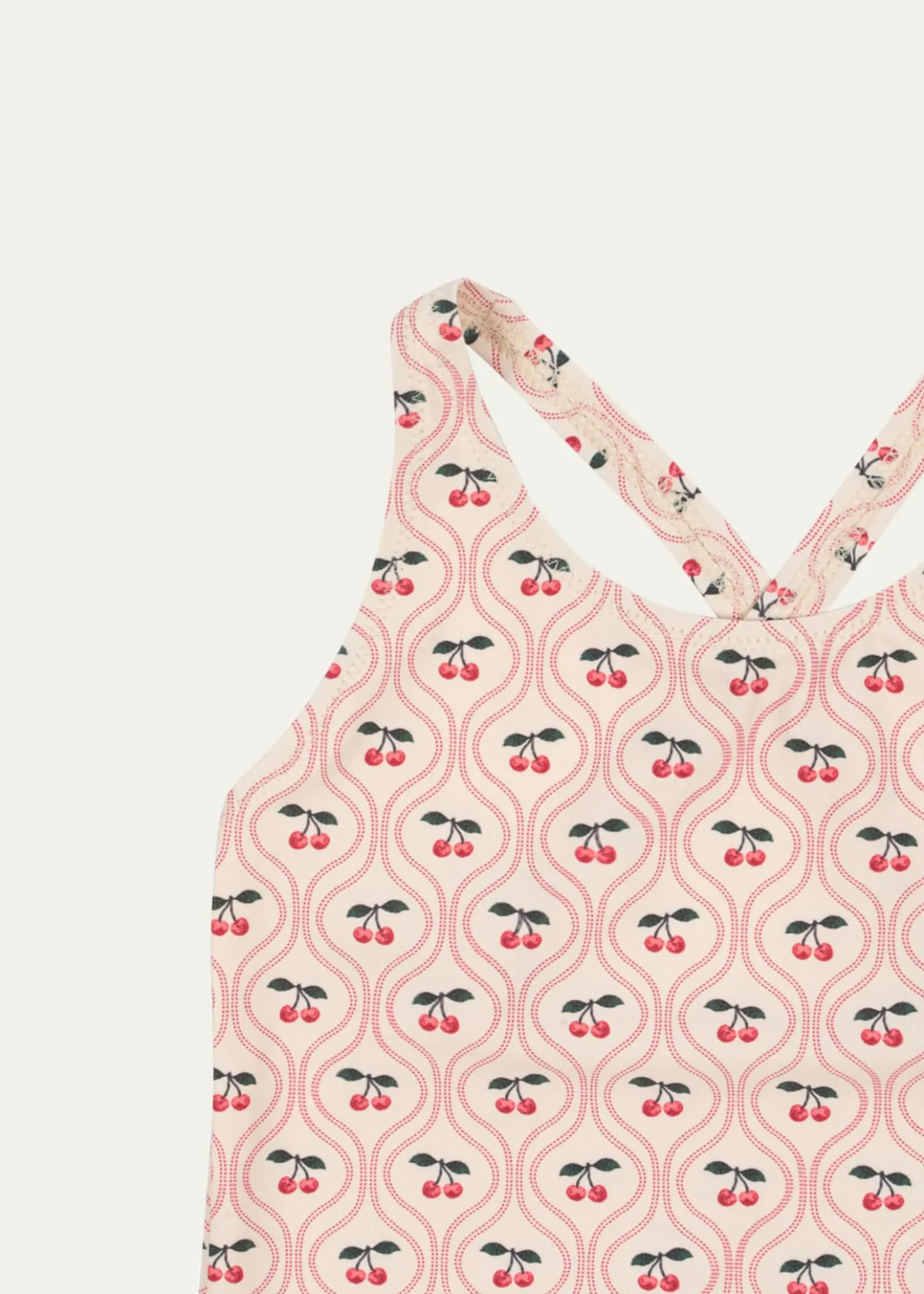 THIS ITEM IS NOT AVAILABLE.Konges SlojdGirl's Merle Cherry-Print One-Piece Swimsuit, Size 9M-10