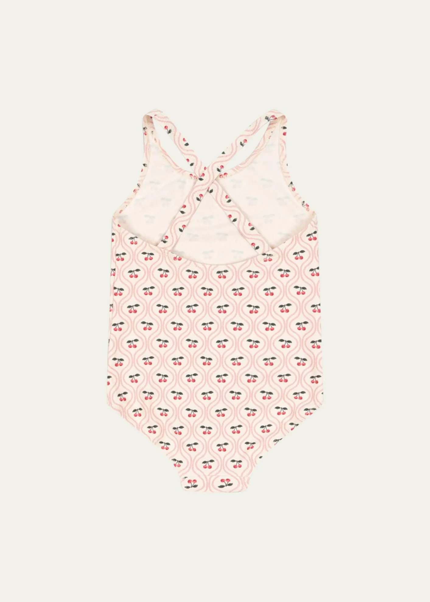 THIS ITEM IS NOT AVAILABLE.Konges SlojdGirl's Merle Cherry-Print One-Piece Swimsuit, Size 9M-10