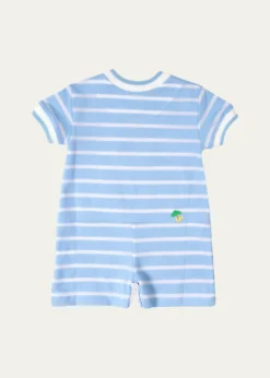 THIS ITEM IS NOT AVAILABLE.Florence EisemanBoy's Elephant & Friends Stripe Knit Shortall, Size 3M-24M