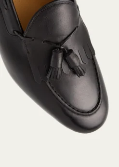 THIS ITEM IS NOT AVAILABLE.BallyMen's Parthan Kiltie Buffalo Leather Tassel Loafers