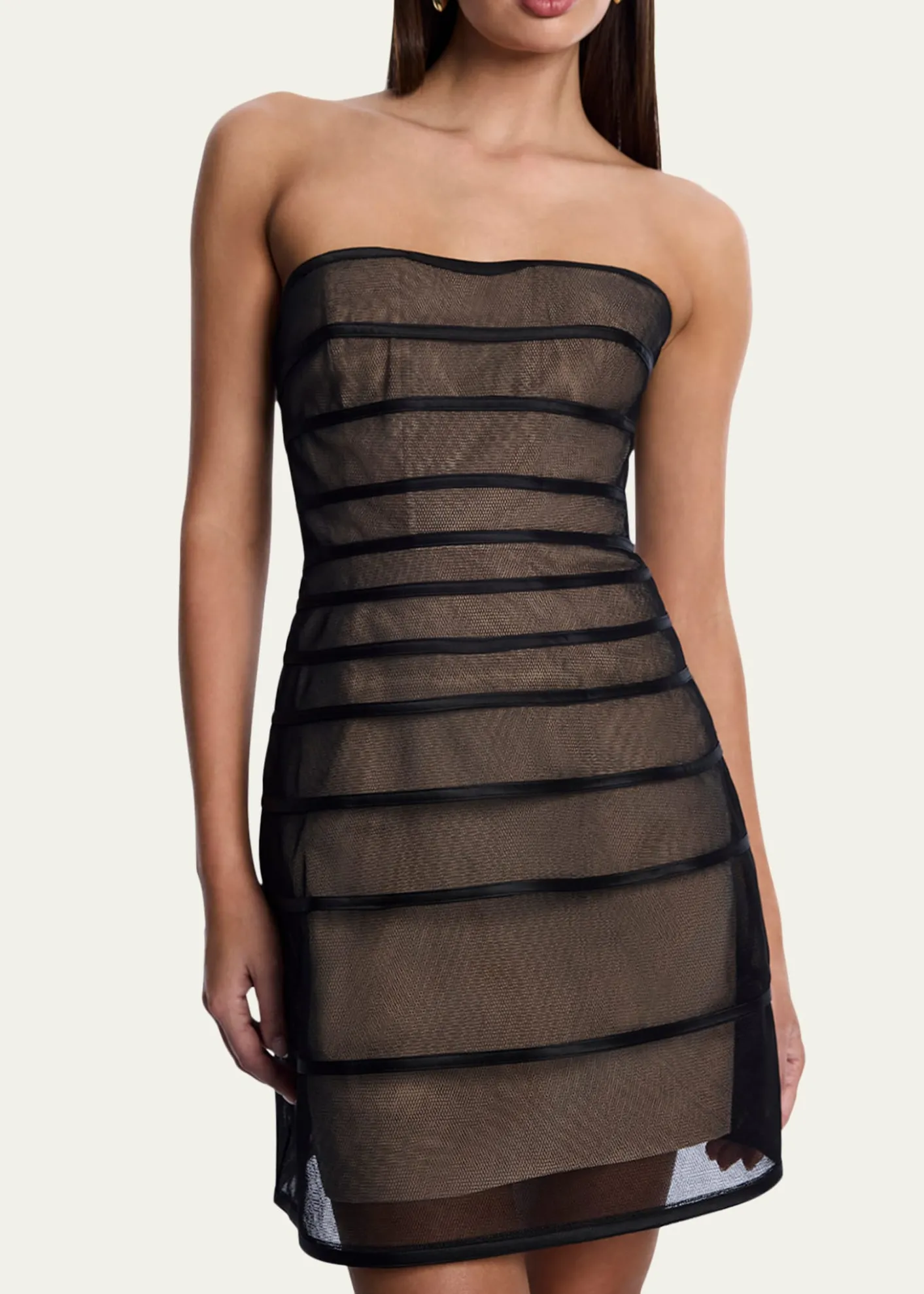 THIS ITEM IS NOT AVAILABLE.BCBGMAXAZRIAStrapless Fit-&-Flare Mini Dress