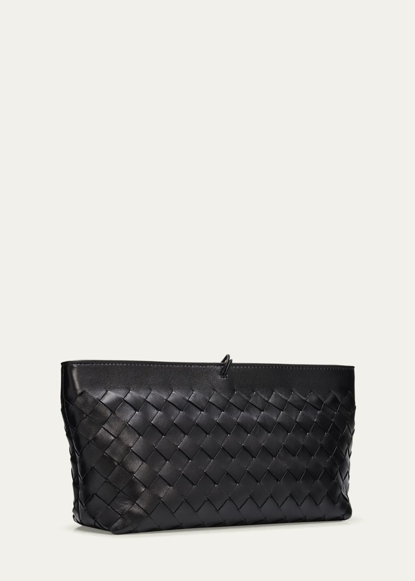 THIS ITEM IS NOT AVAILABLE.Bottega VenetaAndiamo Knot-Embellished Leather Clutch Bag