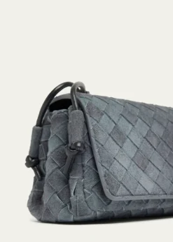THIS ITEM IS NOT AVAILABLE.Bottega VenetaNotturno Suede Crossbody Pouch Bag