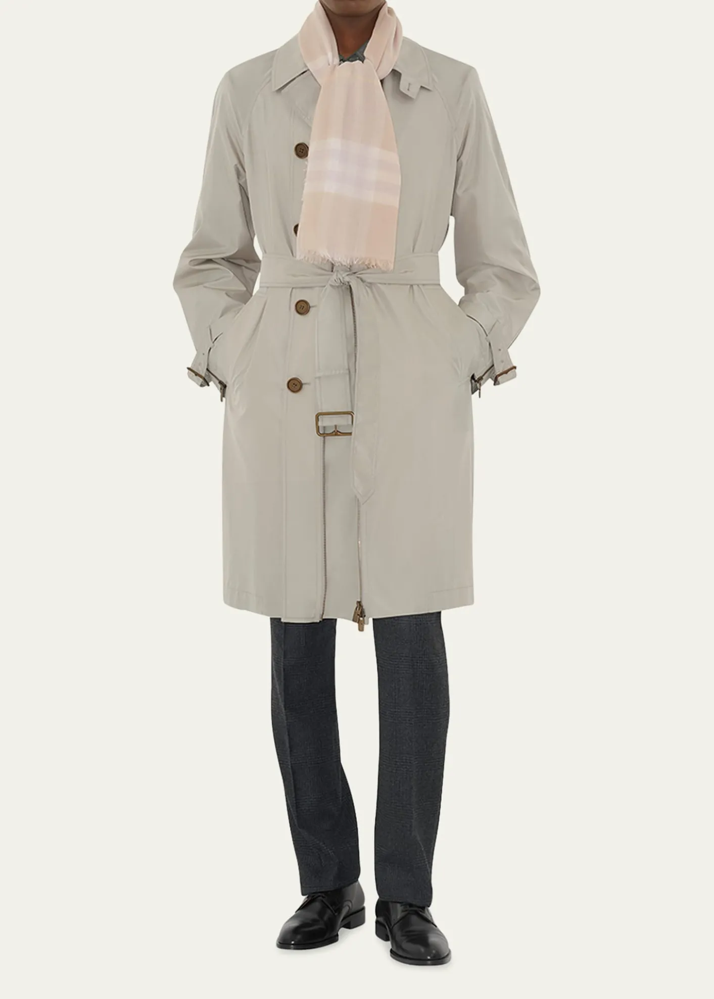 THIS ITEM IS NOT AVAILABLE.BurberryGiant Check Wool Scarf