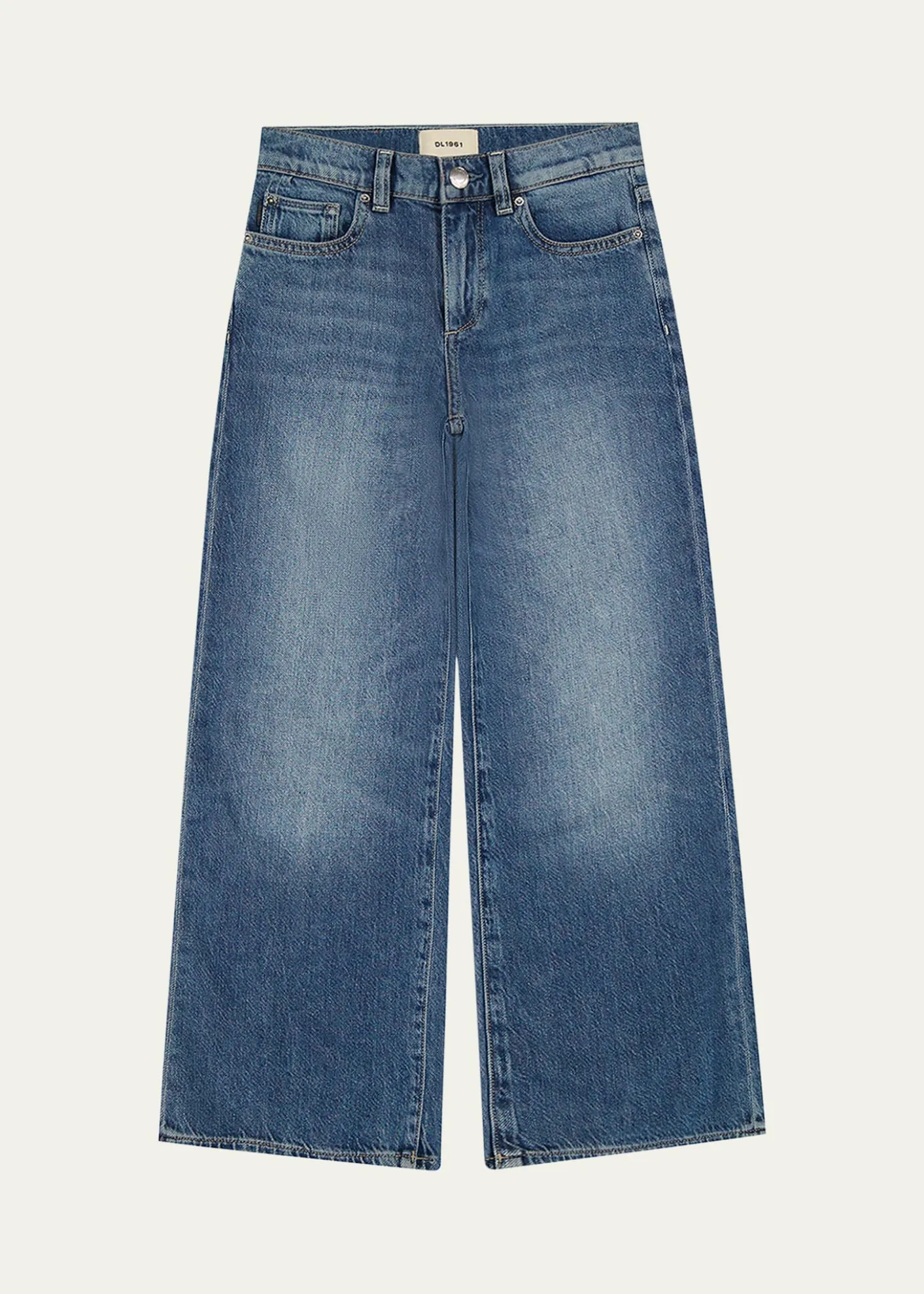 THIS ITEM IS NOT AVAILABLE.DL1961Girl's Nini Wide-Leg Denim Jeans, Size 2-6