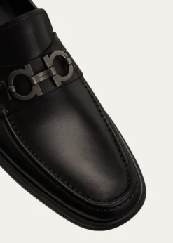 THIS ITEM IS NOT AVAILABLE.FerragamoMen's David Leather Lug-Sole Loafers