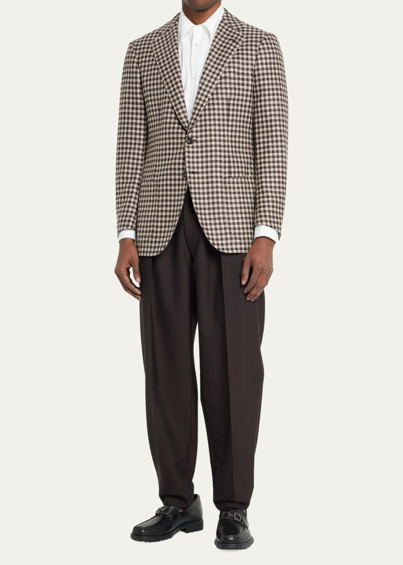 THIS ITEM IS NOT AVAILABLE.FerragamoMen's David Leather Lug-Sole Loafers