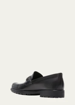 THIS ITEM IS NOT AVAILABLE.FerragamoMen's David Leather Lug-Sole Loafers
