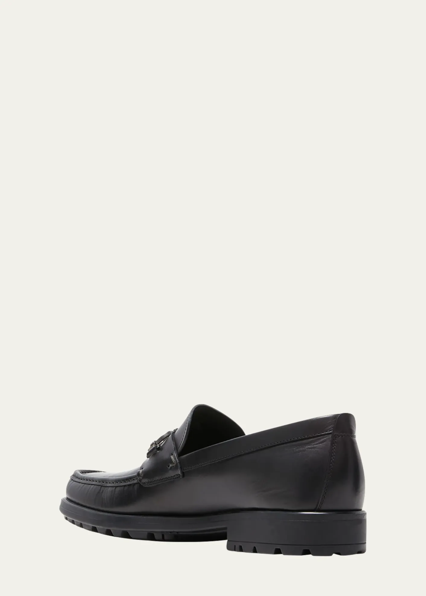 THIS ITEM IS NOT AVAILABLE.FerragamoMen's David Leather Lug-Sole Loafers